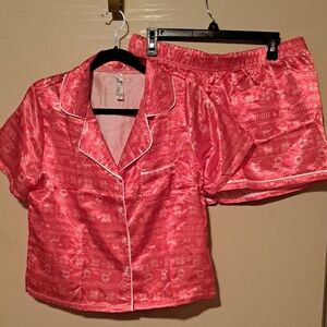 Women's Red Christmas Pajama Set.  Medium